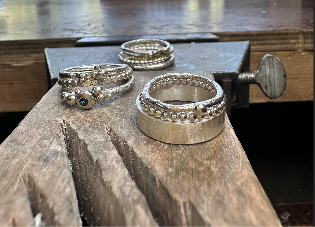 Silver stacking ring workshop Wednesday 28th May