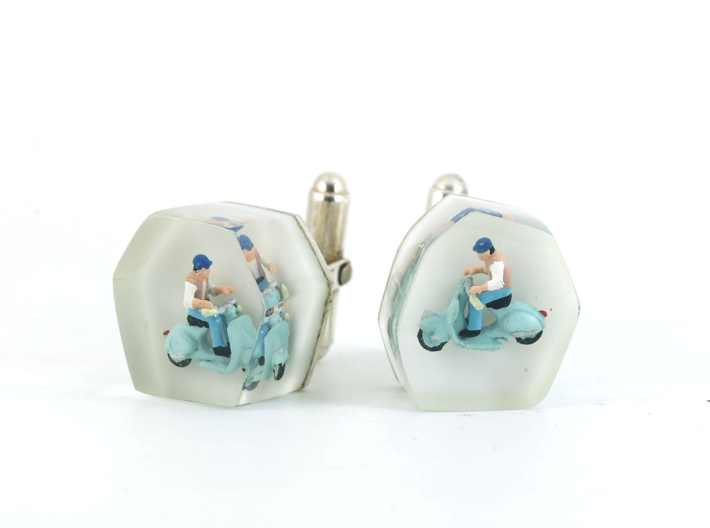 “Easy Rider” Scooter Cufflinks