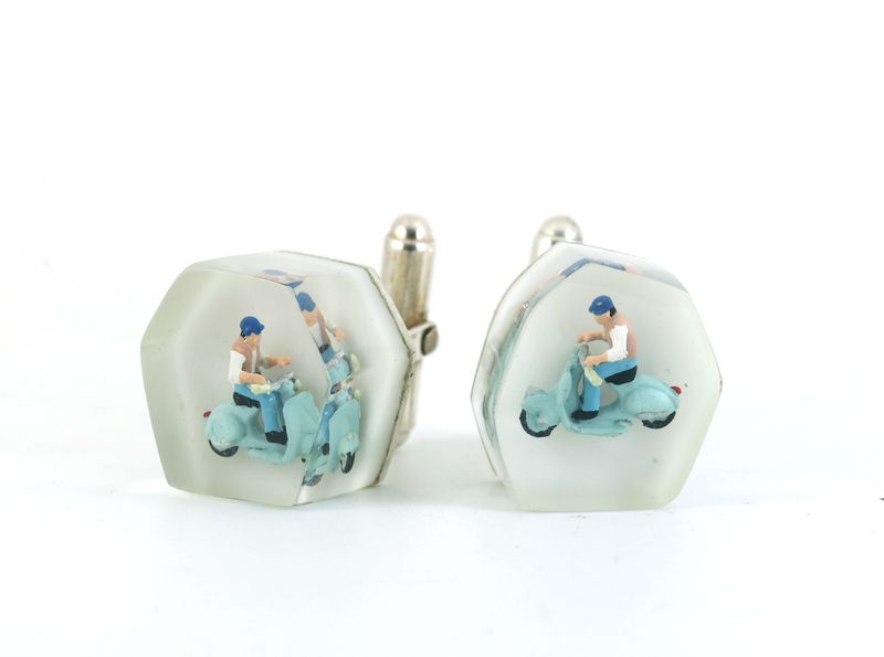 “Easy Rider” Scooter Cufflinks