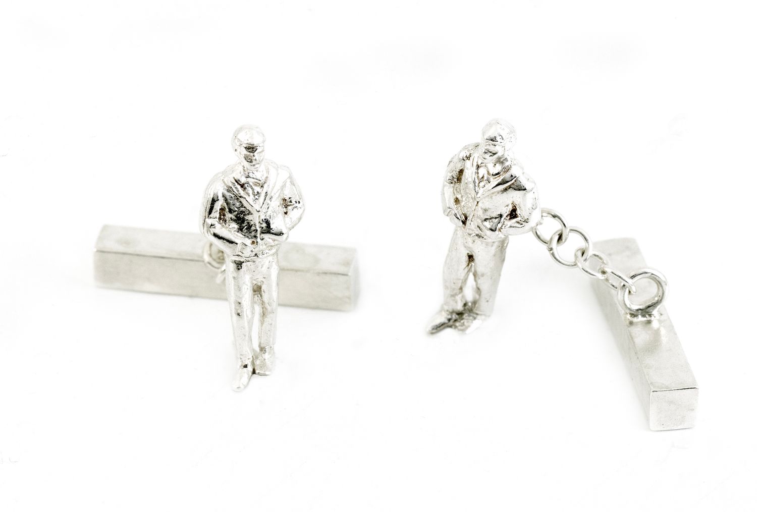 “Man from C&A” Silver Cufflinks