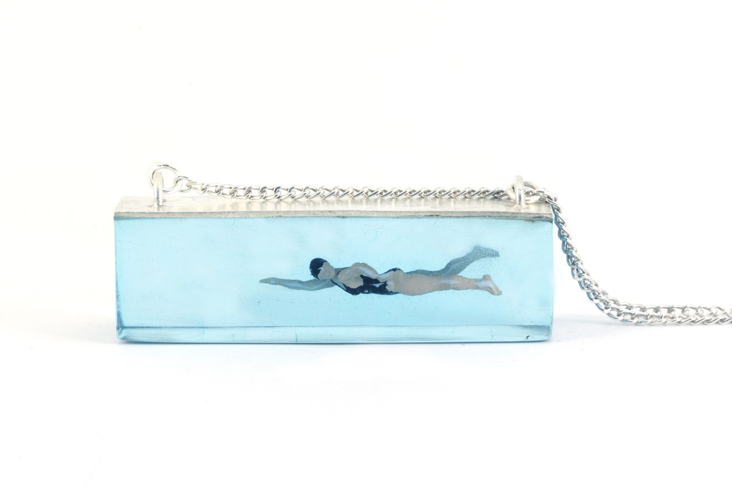 Swimmer necklace