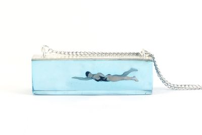 Swimmer necklace