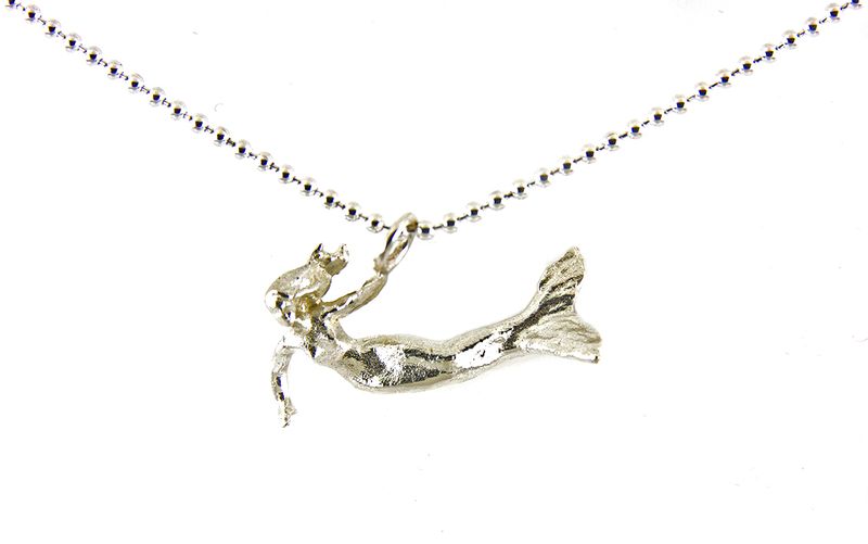 Silver Mermaid Necklace