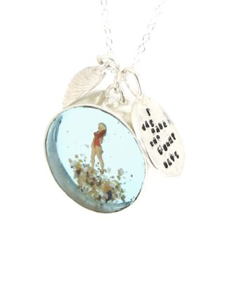 "I was made for sunny days" necklace