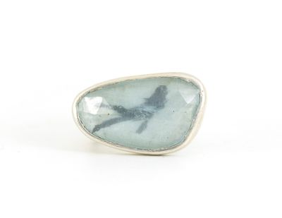 Gliding Swimmer Aquamarine ring
