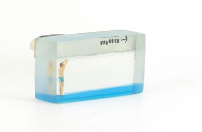 Diving into the unknown brooch