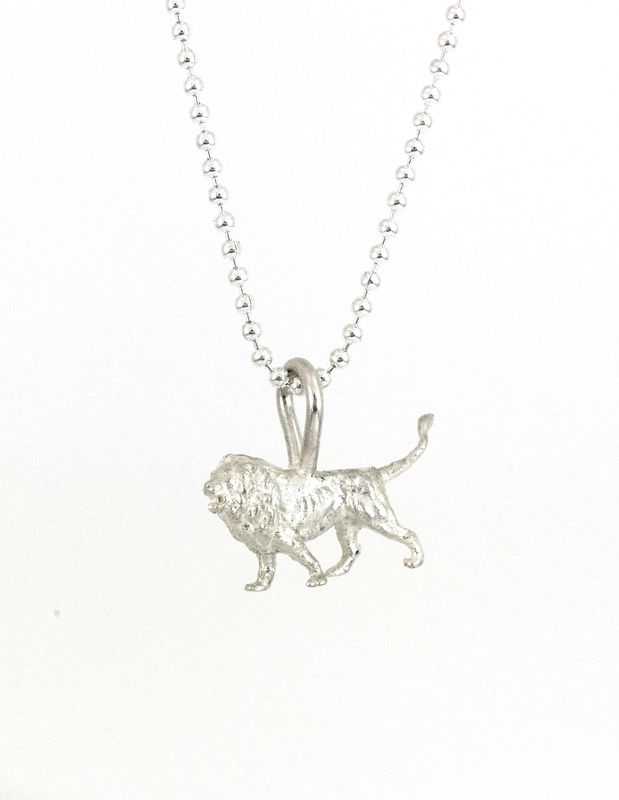 Silver Lion Necklace