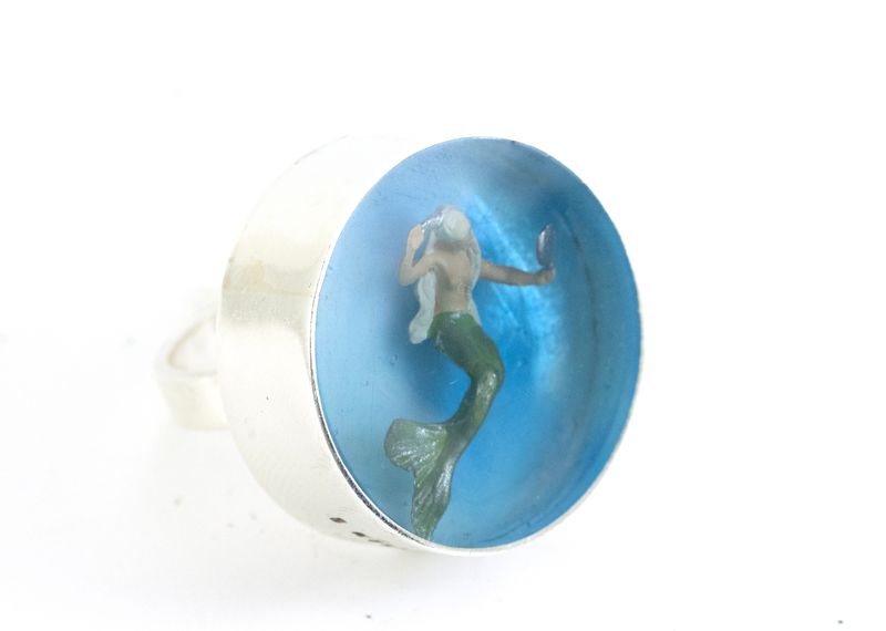 "I wish I were a Mermaid" Ring