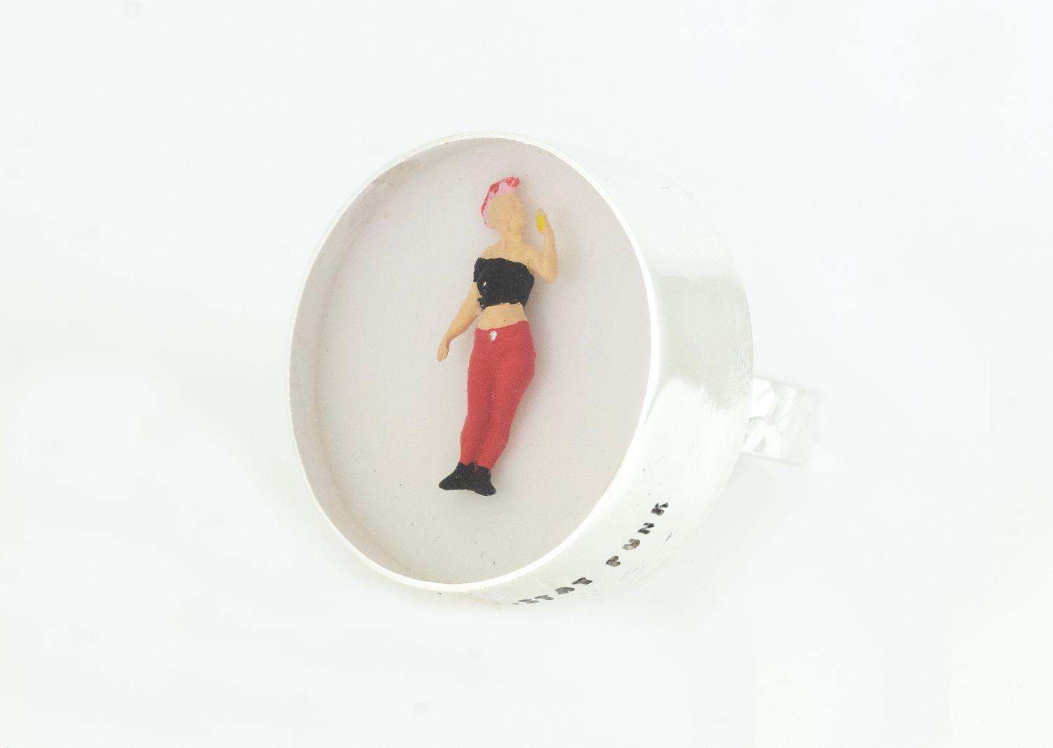 "Growing up is giving up" Punk Ring