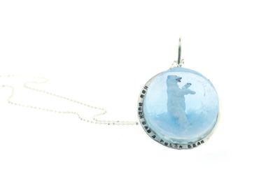 Small Polar Bear Necklace – Glow in the Dark Small Polar Bear Necklace – Glow in the Dark