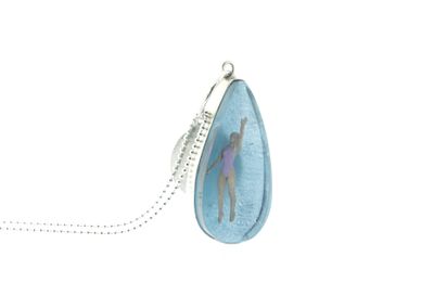 Swimmer Droplet Necklace Swimmer Droplet Necklace