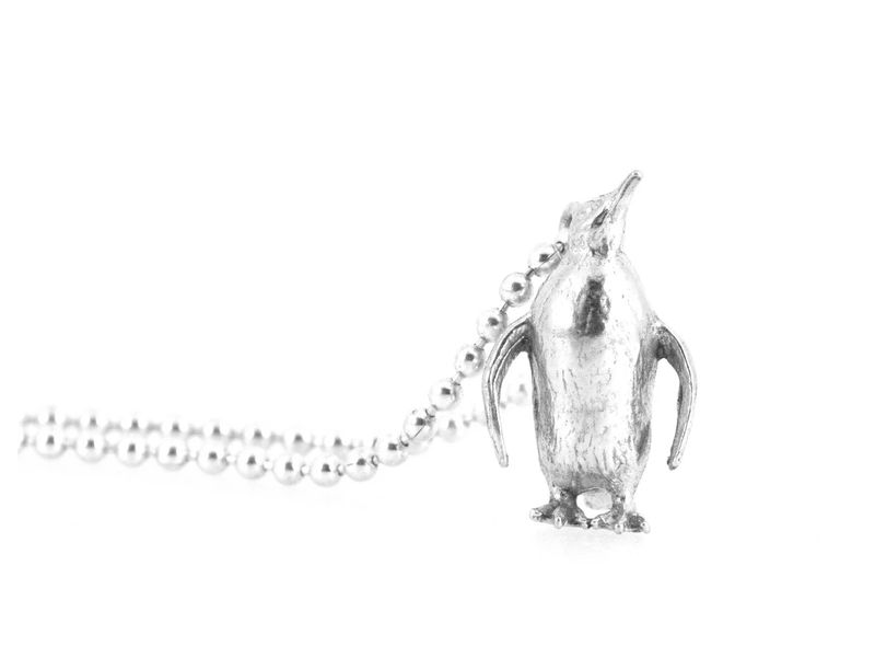 Penguin Necklace (Silver)