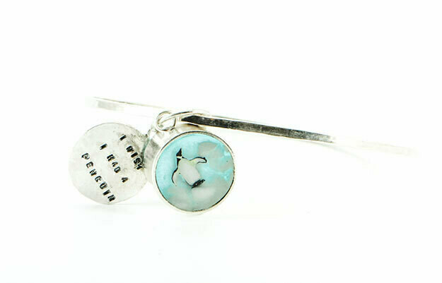 "I wish I had a penguin" Bangle