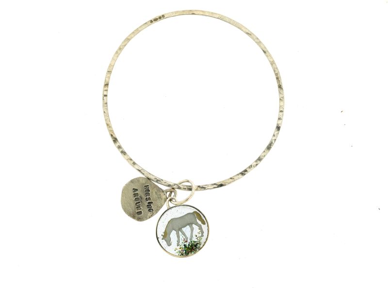 Horsing Around - Silver bangle Horsing Around - Silver bangle