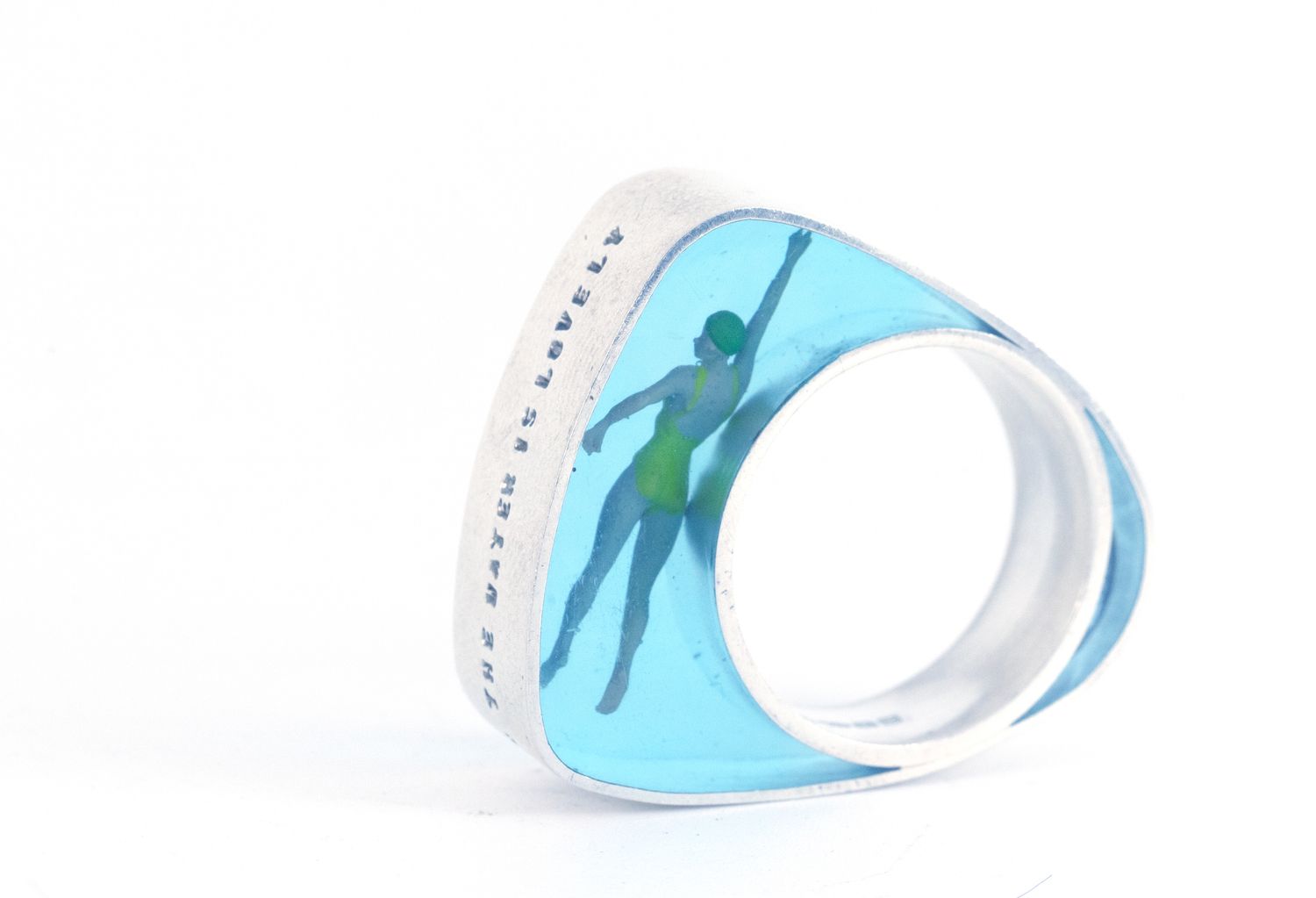 Swimmer Ring - Yellow Swimsuit