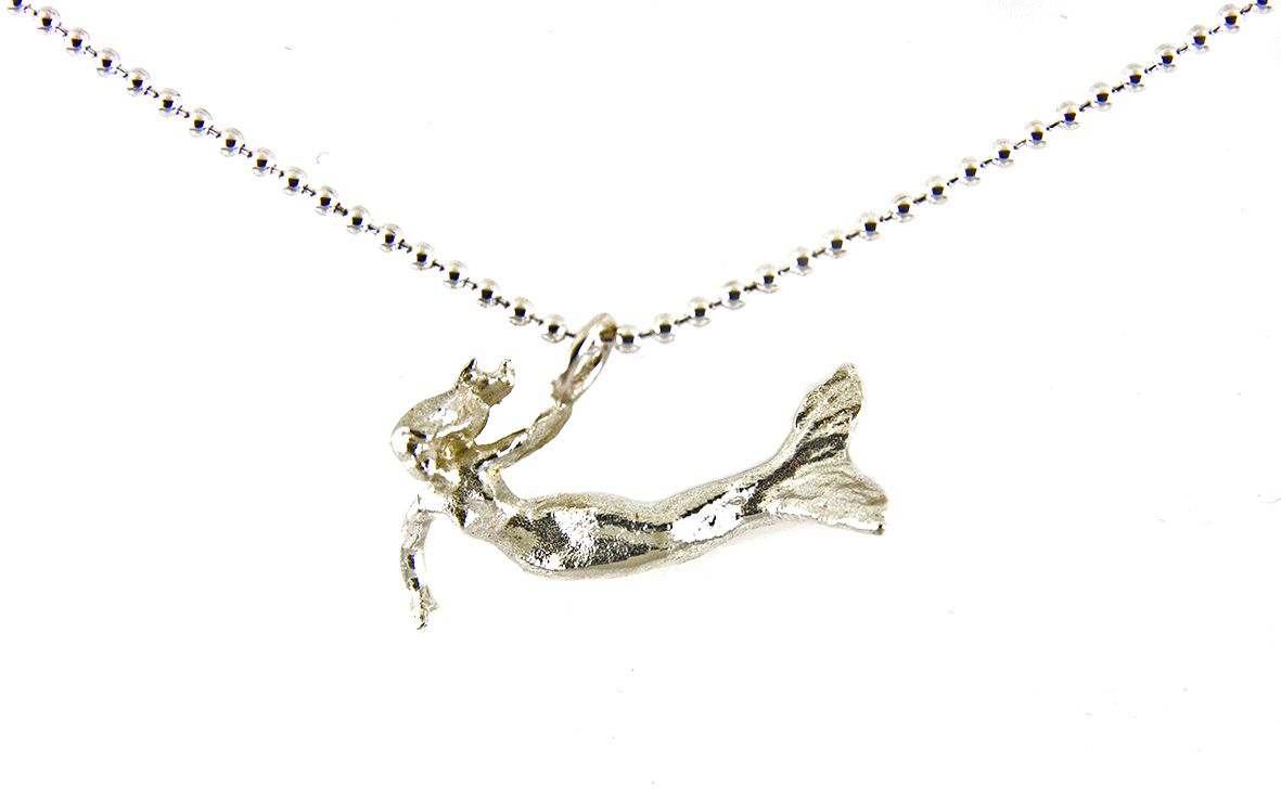 Silver Mermaid Necklace