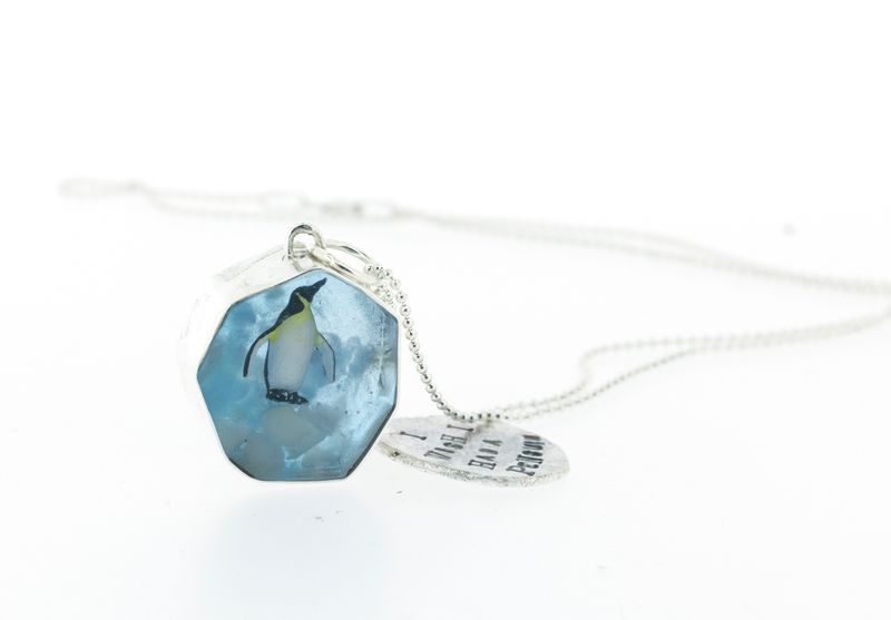 Midget Gem Pendant: I Wish I Had a Penguin