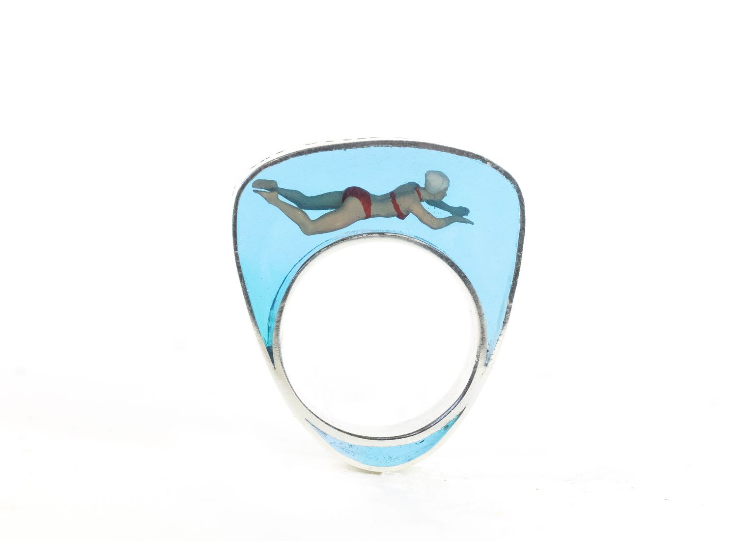 Swimmer Ring - Red Bikini