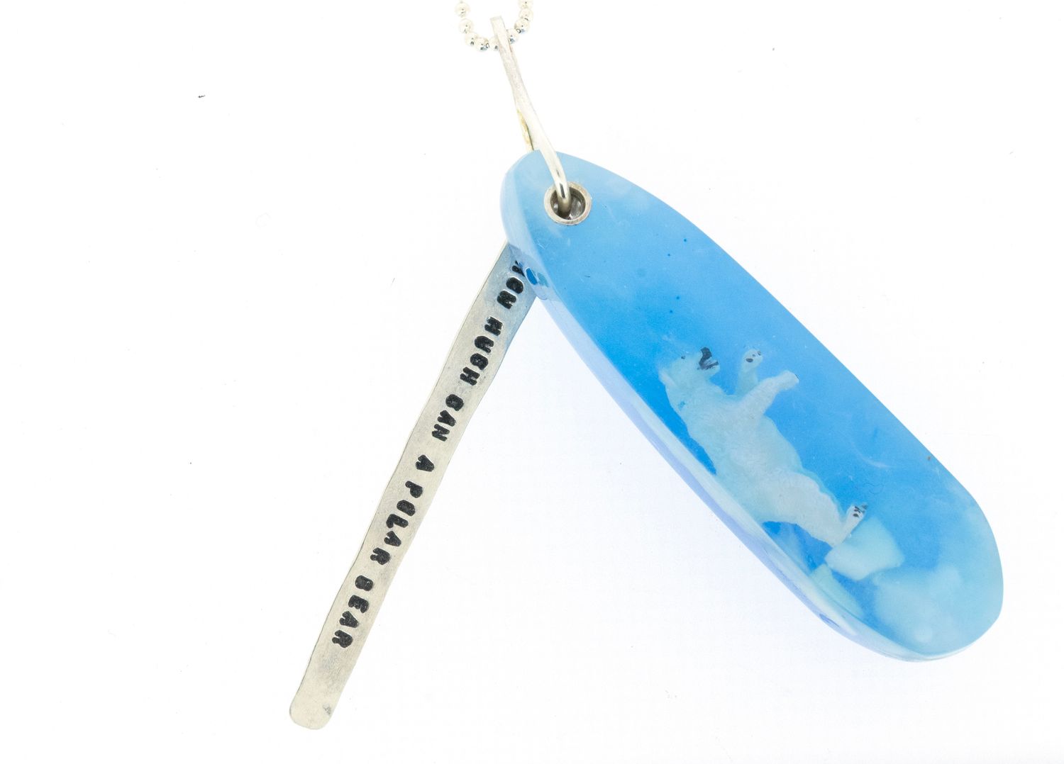 Solo Voyager - Polar Bear Long Pendant Necklace 3