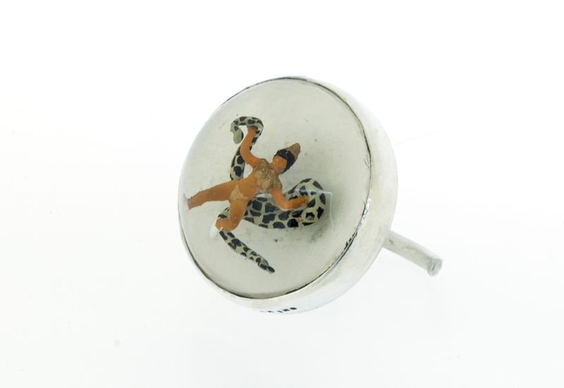 Simply Charming – Double Finger Snake Charmer Ring