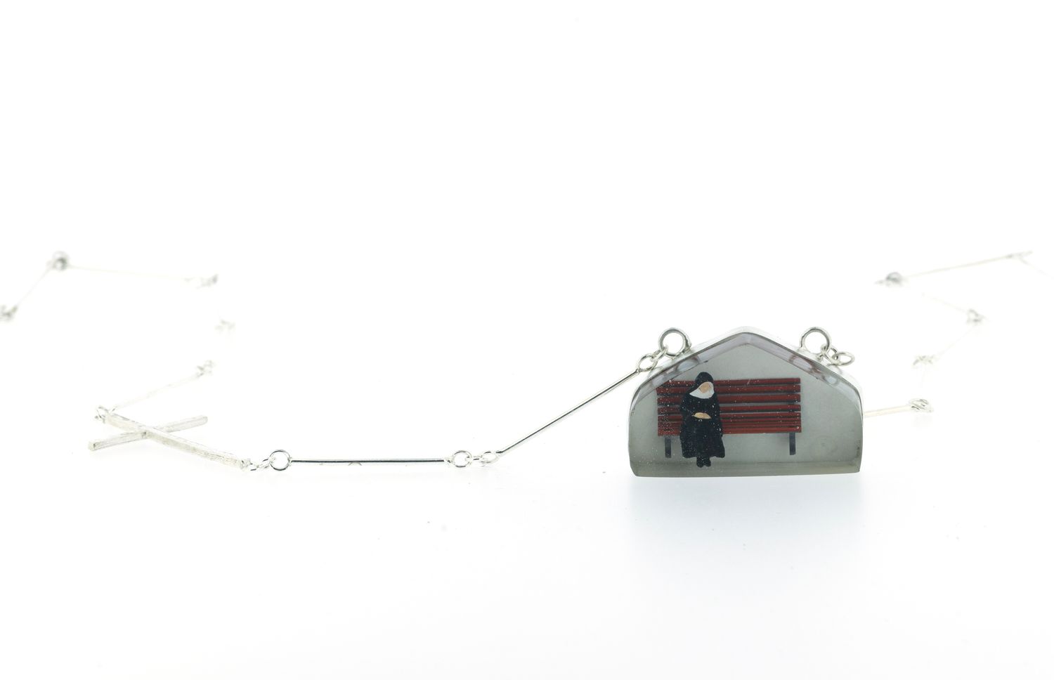 "Get Thee to a Nunnery" Necklace (bench version!)