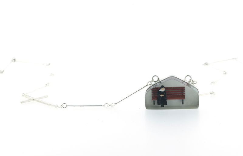 "Get Thee to a Nunnery" Necklace (bench version!)