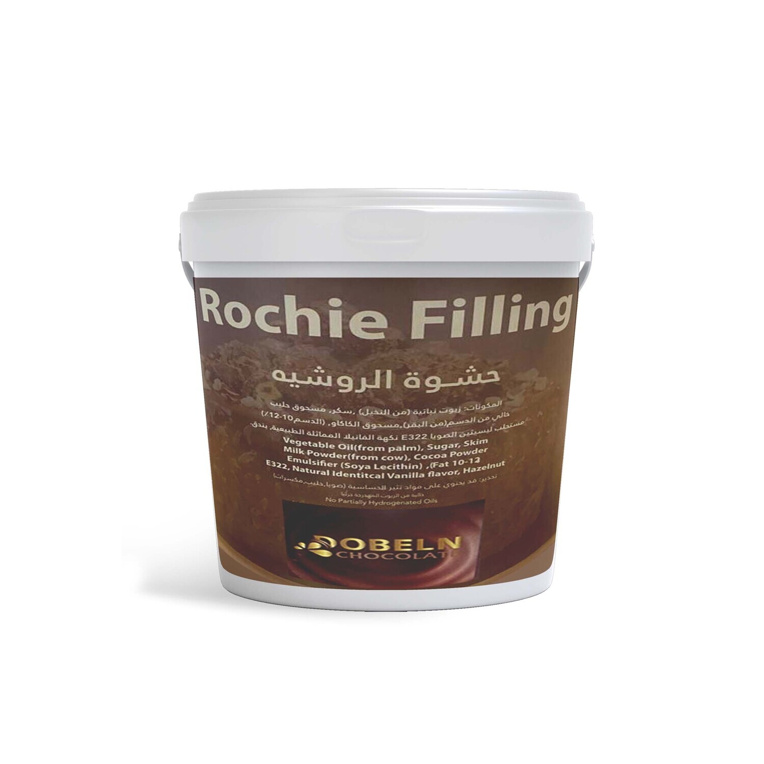دوبلن حشوة شوكولاتة الروشية بالبندق