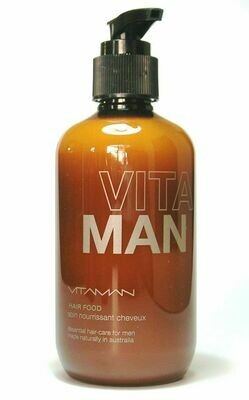 'VITAMAN - Natural Men's Grooming-
Hair Food - Hair Thickener
Powerful natural treatment to strengthen and thicken your hair.