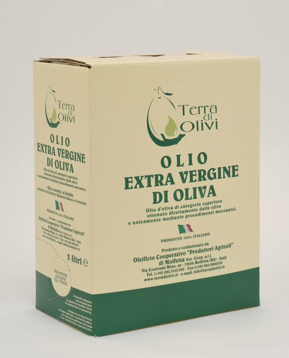 Bag in Box Olio Extra Vergine di Oliva Pugliese