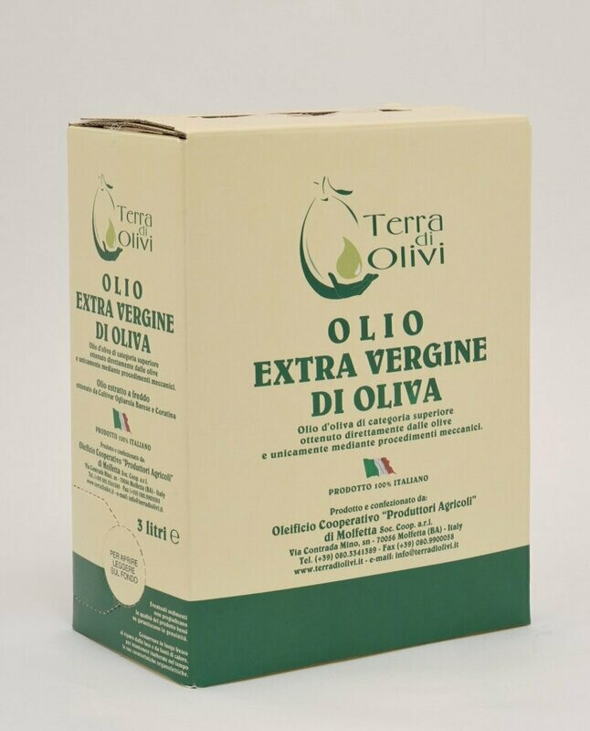 Bag in Box Olio Extra Vergine di Oliva