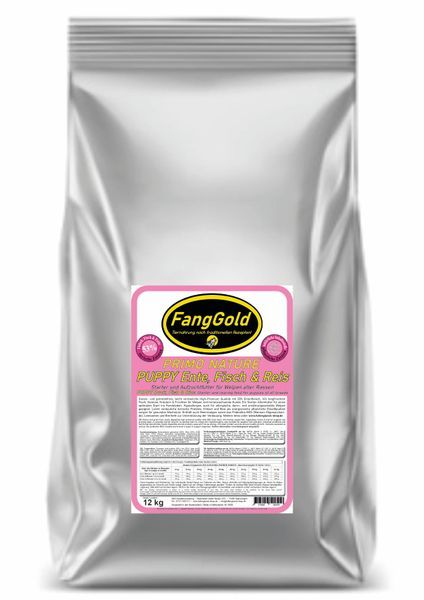 FangGold Primo Nature PUPPY Duck, Fish &amp; Rice 12kg