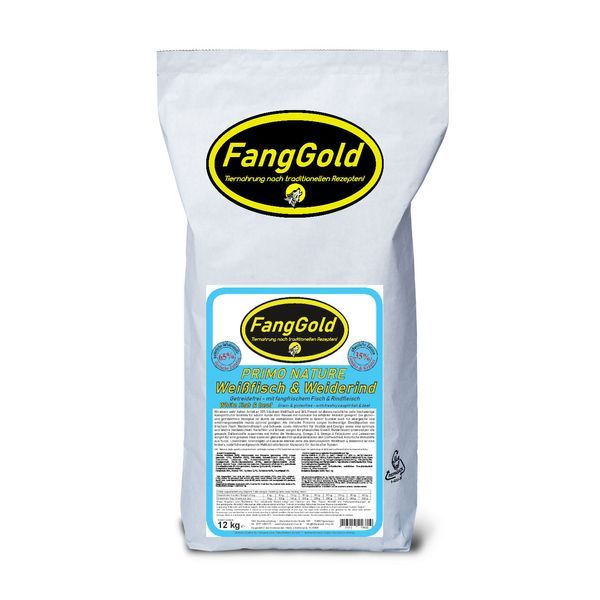 FangGold Primo Nature White Fish &amp; Pastured Beef Adult 12kg