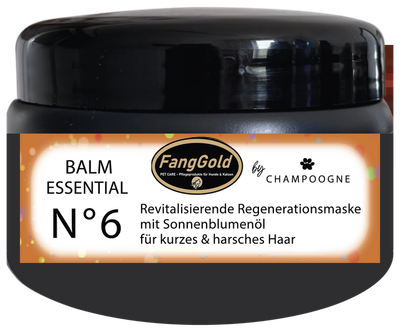 FangGold by CHAMPOOGNE Balm No.6 Regenerating Mask with Sunflower Oil 200ml