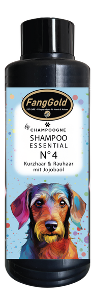 FangGold by CHAMPOOGNE Shampoo No. 4 Short &amp; Coarse Hair with Jojoba Oil 200ml