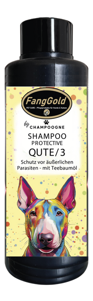 FangGold by CHAMPOOGNE QUTE/3 Protective Shampoo Against External Parasites 200ml