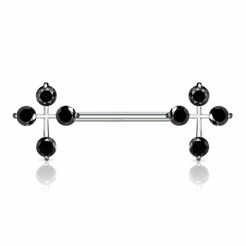 BARRA CAPEZZOLO CROCE STRASS