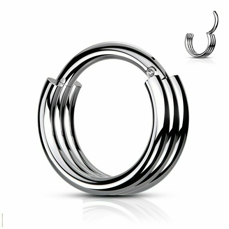 CLICKER CON CERCHI TRIPLO STRATO