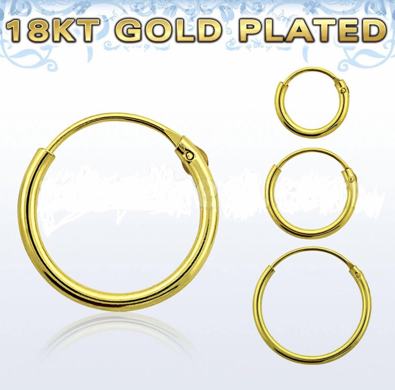 ORECCHINO  ANELLO  DORATI ARGENTO 925