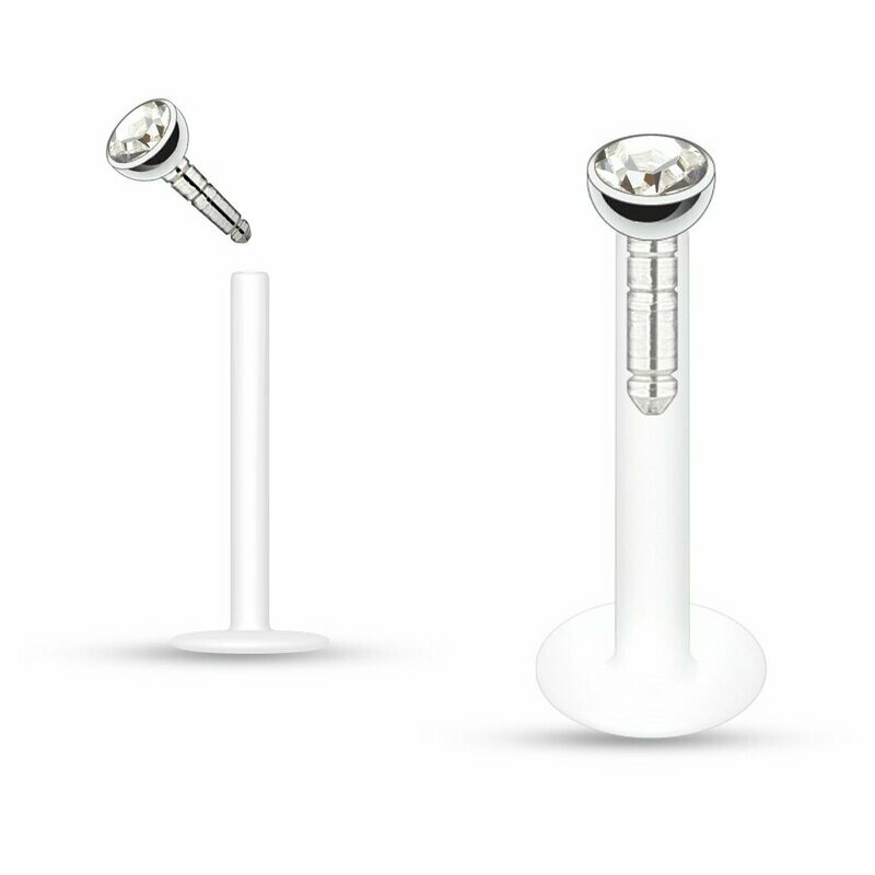 LABRET TEFLON GIOIELLO PRESSIONE