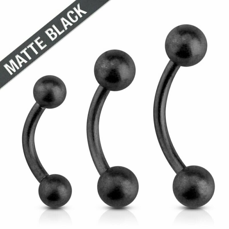 BANANINA NERO OPACO (MATTE) 1,2mm