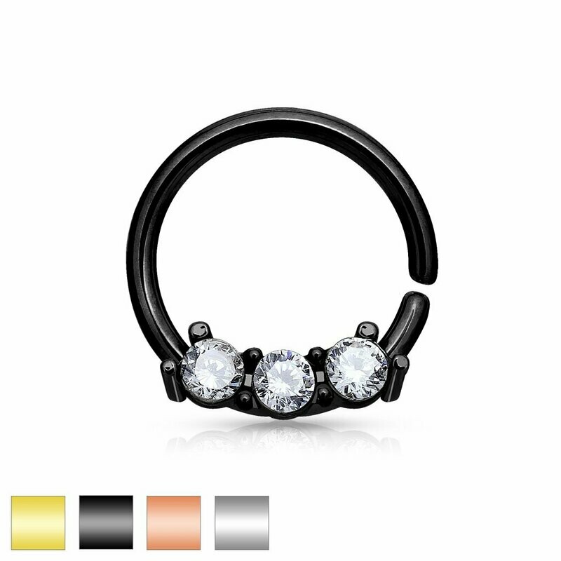 SEPTUM ANELLO 3 STRASS