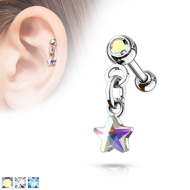 HELIX-TRAGUS PENDENTE STELLA