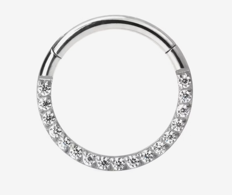 SEPTUM CLICKER TITANIO STRASS