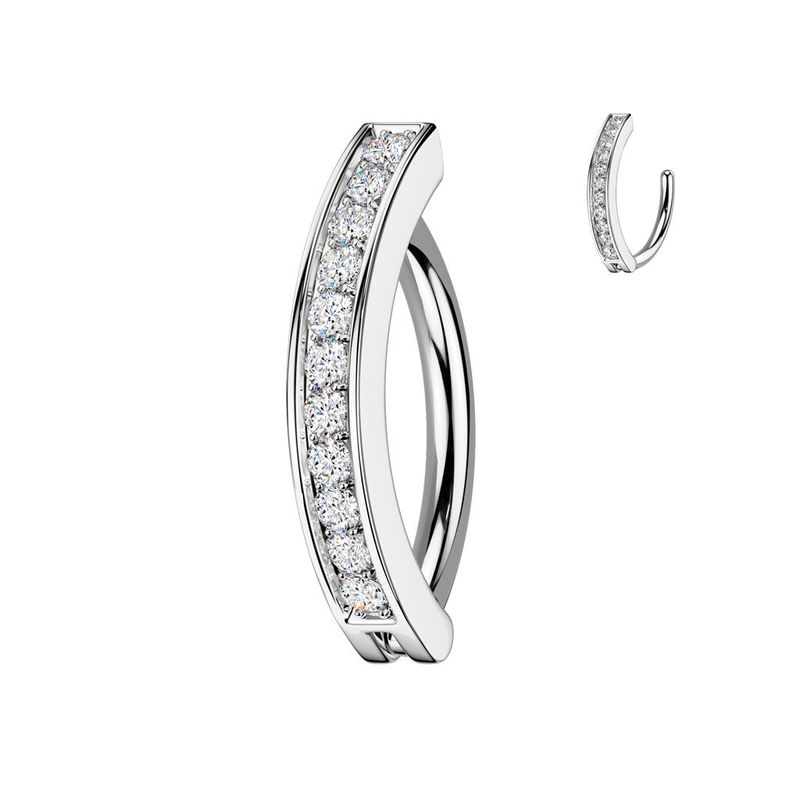 BANANA  OMBELICO CLICKER 1 FILA STRASS