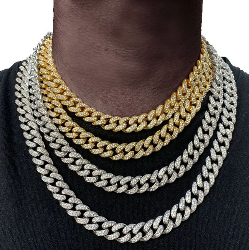 CATENA "CUBANA" CON STRASS