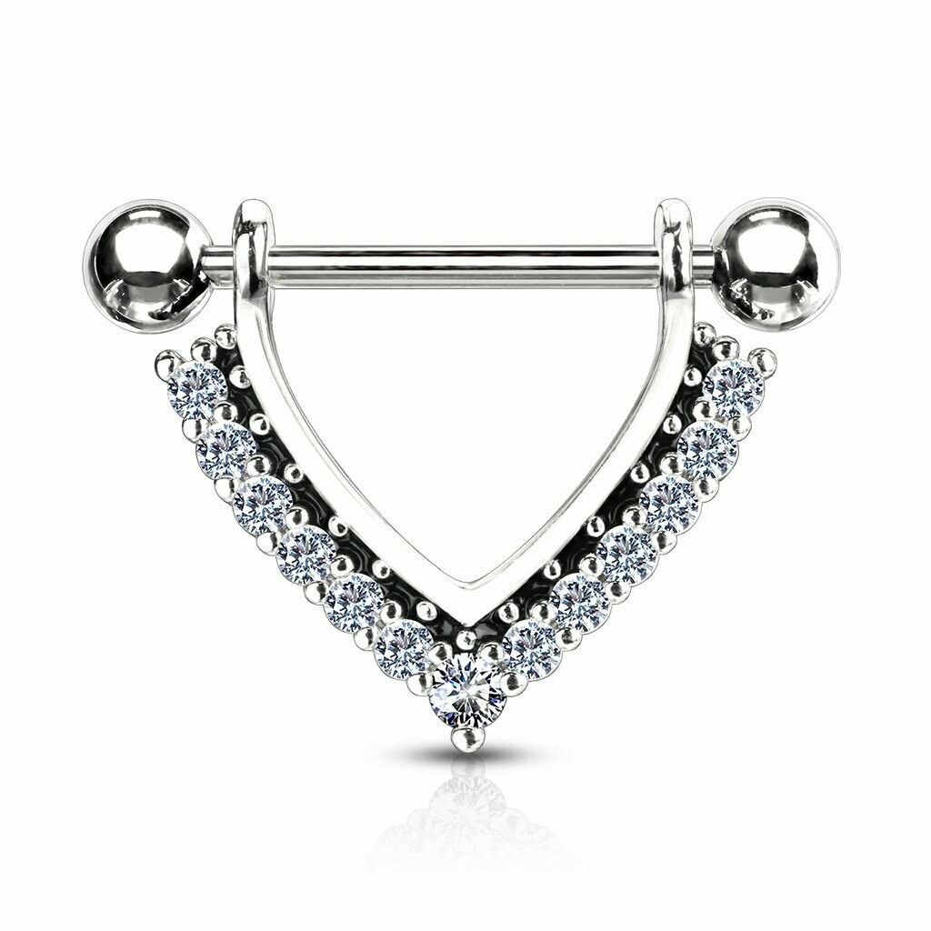 BARRA CAPEZZOLO CON CIONDOLO-STRASS