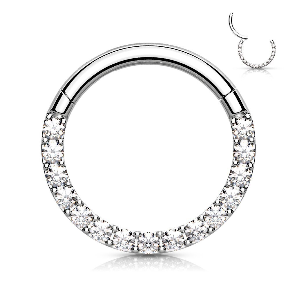 SEPTUM  CLICKER ACCIAIO STRASS