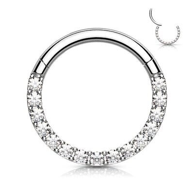 SEPTUM  CLICKER ACCIAIO STRASS