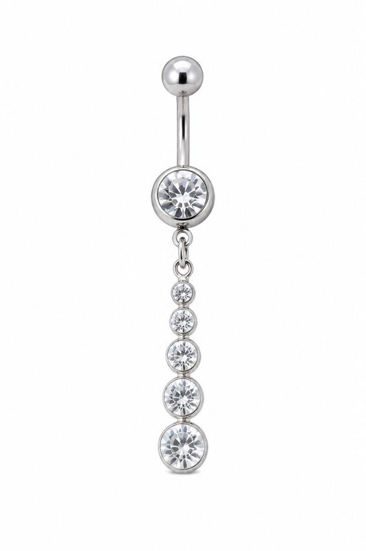 BANANA OMBELICO PENDENTE 5 STRASS