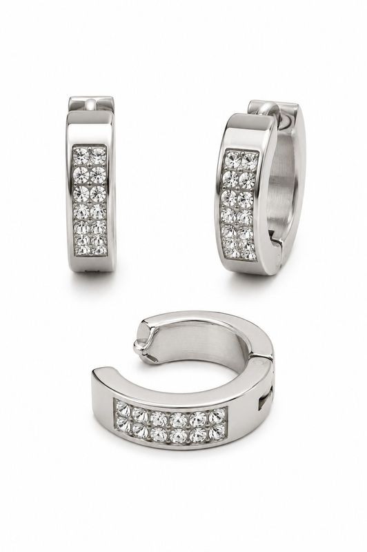 ORECCHINO FAKE (NO BUCO) CON STRASS